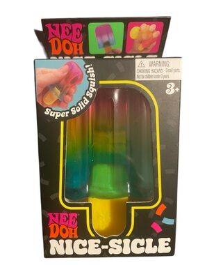 NeeDoh Nice-Sicle Squishy Popsicle Toy - Multicolor